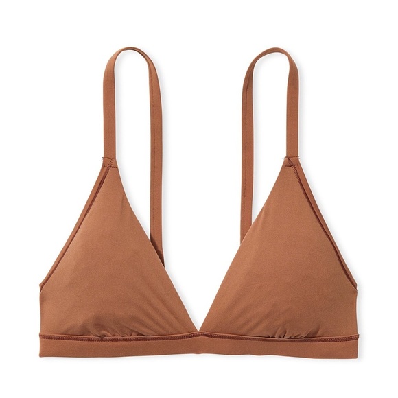 Victoria’s Secret PINK Powder Puff Cotton Triangle Bralette - Picture 1 of 7